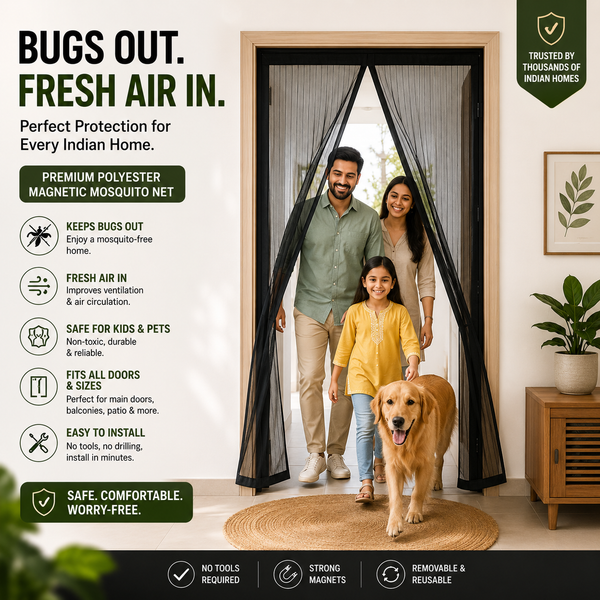 Magnetic Mosquito Net for Door